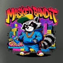 Mýval - masked bandit graffiti