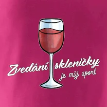 Zdvíhanie pohára je môj šport