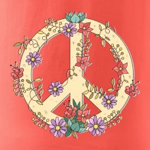 Peace symbol pieskový