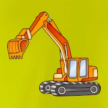 Bager bez nápisu oranžový