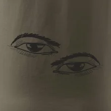 Párový motív - oko prižmúrené