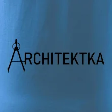 Architektka nápis