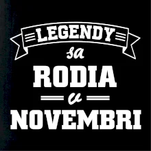 Legendy sa rodia v novembri