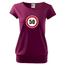 Dopravná značka - obmedzenie rýchlosti 50