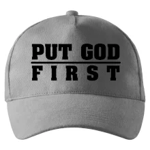 Put God first hrubý nápis