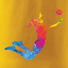 Volejbalista/Volejbalistka splash s loptou