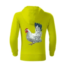 Sliepka kreslená biela