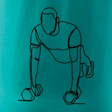 Tréner fitness jedným ťahom