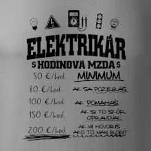 Hodinová mzda elektrikár Hodinová mzda elektrikár