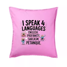 I speak 4 language - Petanque