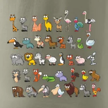 Tričko plné zvieratiek