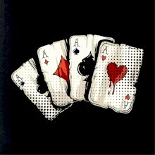 Poker - karty kreslené Poker - karty kreslené