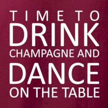 Time to drink Champagne
