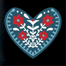 Folklór - srdce modré plné Folklór - srdce modré plné