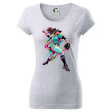 Baseballová nadhazovačka neonový pop art