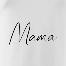 Nápis písací na prsiach - mama