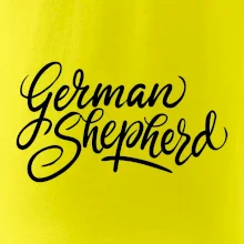 German shepherd - nápis okrasny - nápis okrasný