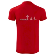 Jesus Saved My Life kríž ekg Jesus Saved My Life kríž ekg