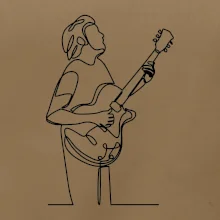 Gitarista jedným ťahom