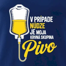 V prípade núdze je moja krvná skupina pivo V prípade núdze je moja krvná skupina pivo