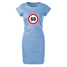 Dopravná značka - obmedzenie rýchlosti 60