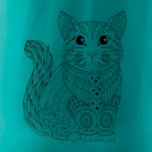 Mačka sediaca mandala