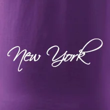 New York nápis písacím