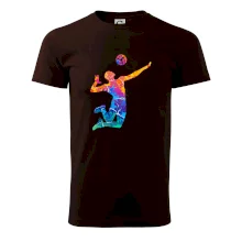 Volejbalista splash s loptou