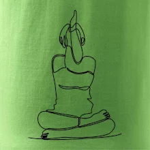 Jóga v sede jedným ťahom