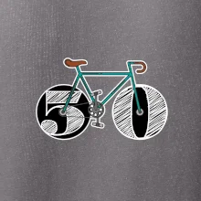 Narodeniny 50 rokov na bicykli