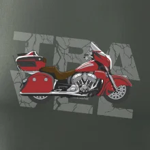 Cestovná motorka Amerika červená Cestovná motorka Amerika červená