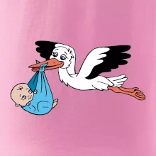 Bocian a bábätko - chlapec (Hana-creative)