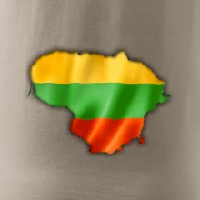Litva vlajka mapa