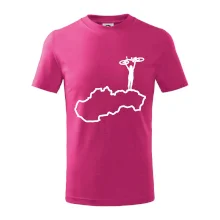 Mapa Slovenska - cyklista