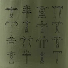 Typy stožiarov vysokého napätia
