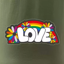 Love s dúhou v pozadí