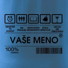 Vaše meno - čiarový kód