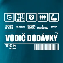 Čiarový kód - Vodič dodávky