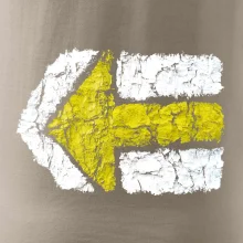 Párová turistická značka žlutá