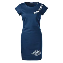 Running nápis šikmo