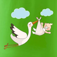 Bocian čakáme bábätko - neutrálne