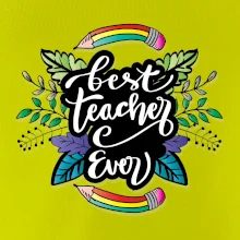 Farebné ceruzky best teacher ever