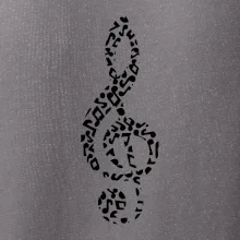 Husľový kľúč z nôt