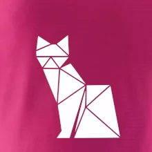 Origami mačka z boku