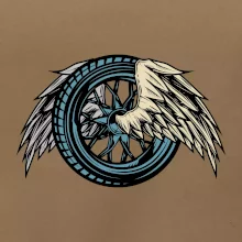 Moto koleso s krídlami