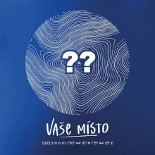 Vaše miesto - vrstevnice v kruhu