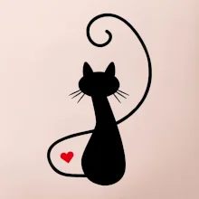 Zamilovaná mačka spredu Zamilovaná mačka spredu