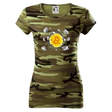 Bitcoin v tričku Bitcoin v tričku