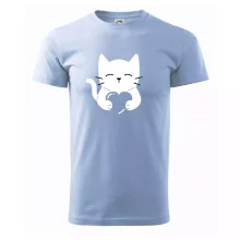 Mačka drží srdce Mačka drží srdce