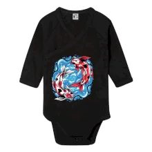 Yin & Yang Koi kapor - červený Yin & Yang Koi kapor - červený